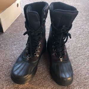 Sorel Mens size 9 Black/ brown winter  boots